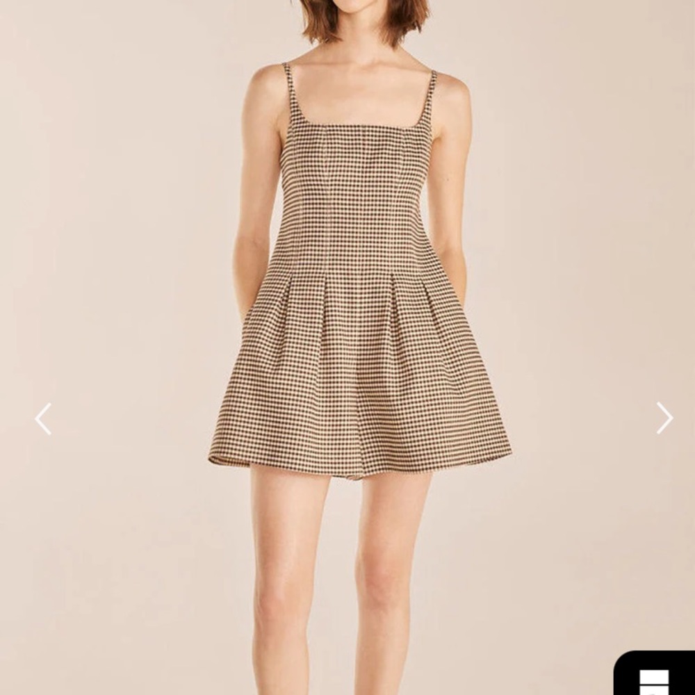 Rebecca Taylor Check Romper